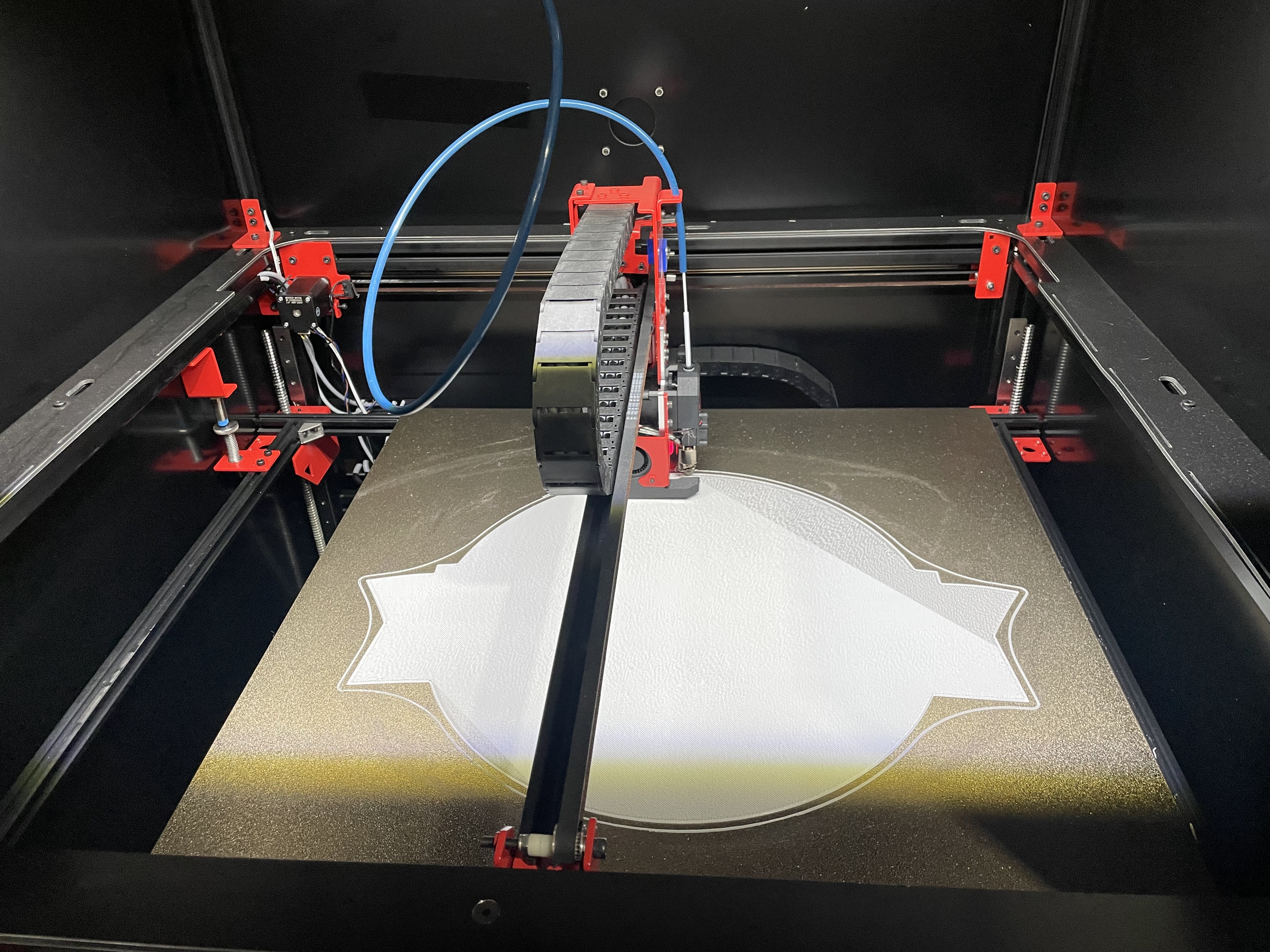 Print farm and finished parts