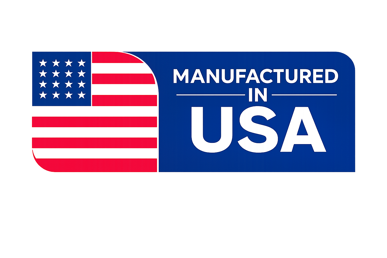 Manufactured in USA badge